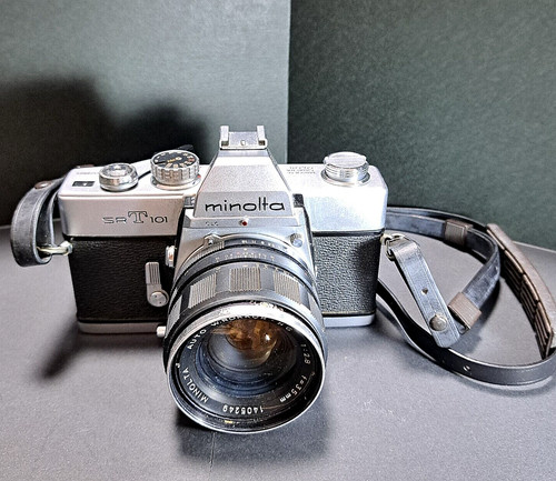 Minolta srt 101 fotocamera - 🐾minolta,